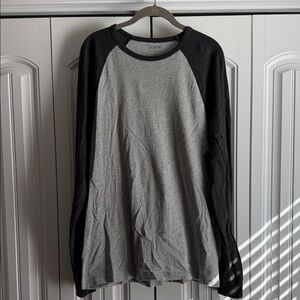 MENS J CREW LONG SLEEVE BASEBALL TEE